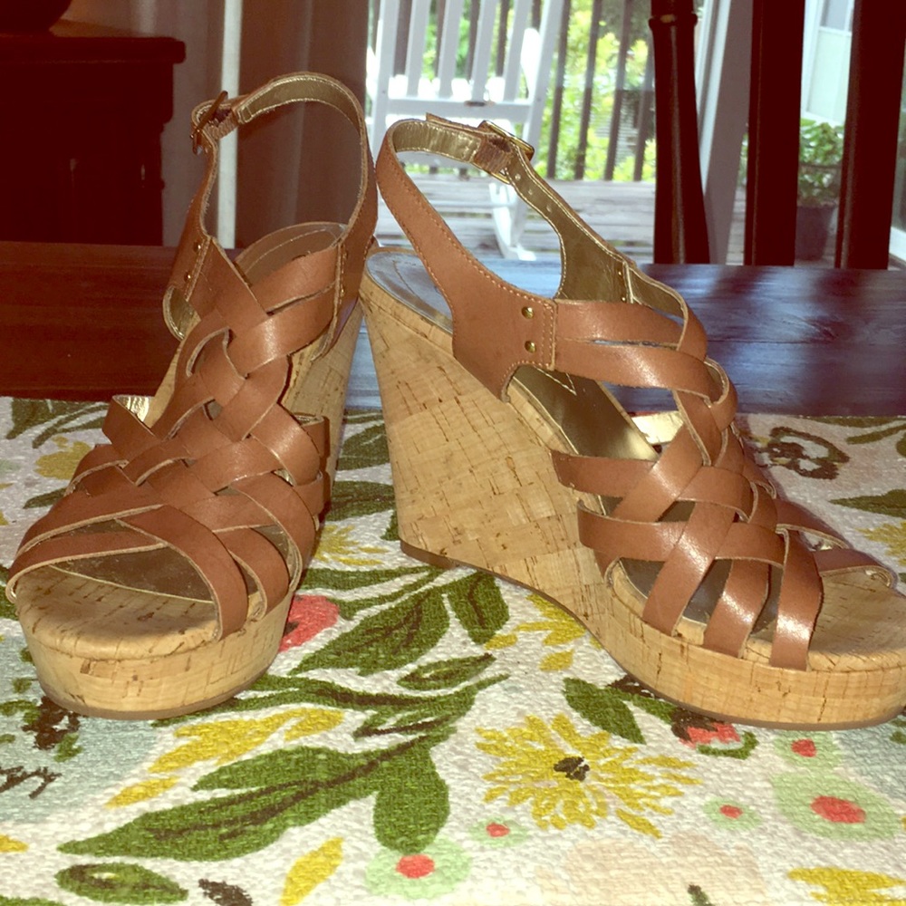 GUESS Brown Wedges